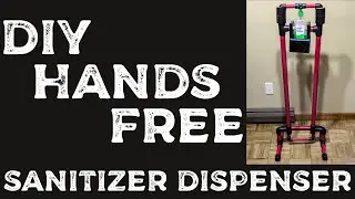 DIY Hands Free Sanitizer Dispenser from PVC Pipe