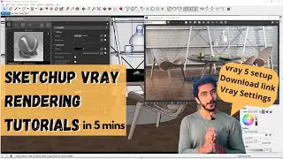 Rendering Tutorial | Sketchup Vray | Realistic Interior Rendering