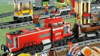 LEPIN 02039 - Red Cargo Train (Lego 3677)  лепин 레핀