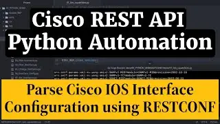 Restconf  Cisco API Automation Tutorial:REST API GET request from Python and parse IOS interfaces