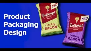 CorelDRAW Tutorial: Butterskist Wrapper / Packaging Design Tutorial - Ahsan Sabri