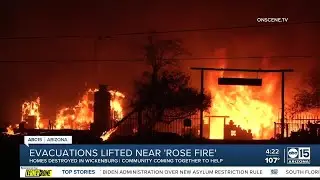 Rose Fire destroys homes, chars nearly 200 acres near Wickenburg