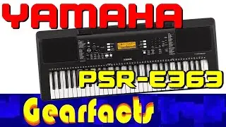 Yamaha PSR-E363 demo and tutorial