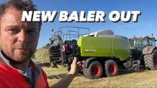 NEW BALER OUT FOR FIRST TIME & I HURT MY FINGER #OLLYBLOGS #AnswerAsAPercent 1166