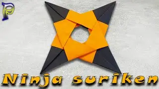 DIY-How to make SHURIKEN NINJA from paper. Shuriken made of paper. How to make SHURIKEN NINJA out