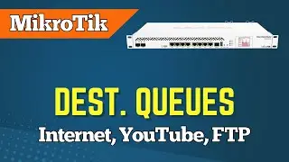 Mikrotik destination based queue for Internet, YouTube, FTP