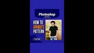 How to Animate Patterns in Photoshop | Photoshop Tutorials | Youtube Shorts 