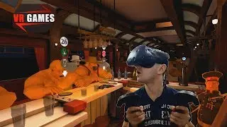 Simulator bartender. Spill drinks and cocktails. Taphouse VR game review.