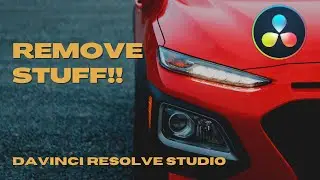 How to REMOVE OBJECTS from video In DaVinci Resolve