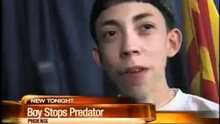 Boy confronts suspected child predator