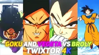 goku and vegeta vs broly twixtor clips for editing 4k no warps