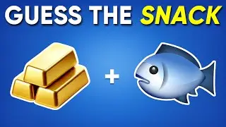 Guess The SNACK & JUNK FOOD by Emoji 🍔🍟 Emoji Quiz | Daily Quiz