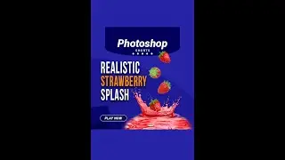 Realistic Splash Manipulation in Photoshop | Photoshop Tutorials | Youtube Shorts 