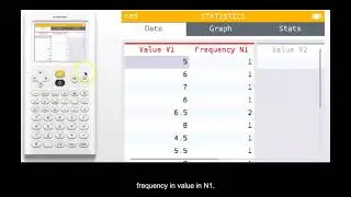 Numworks Quick Tip 4 One Variable Summary Statistics