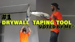 Pro Drywall Crew Taping Complete House in 20 Minutes Flat