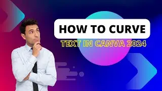 How to create Vertical Text in Canva 2024