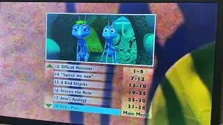 A Bug’s Life 2003 DVD Menu Walkthrough