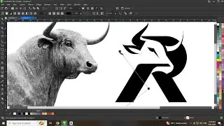 Create Bull + R Logo Design Tips & Tricks - Ahsan Sabri - CorelDRAW