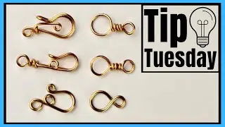 How to Make Safety Clasps for Bracelets & Necklaces // Secure Carabiner Style Hooks