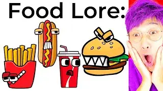 ALPHABET LORE But Its FOOD LORE!? (ALPHABET LORE GLOW UP TRANSFORMATIONS!)