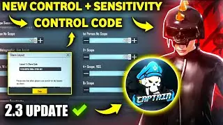 🔥(2.3 Update) New Star Captain Sensitivity & Star Captain Control Code & sensitivity code pubg/bgmi