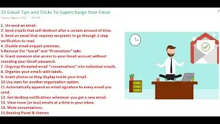 15 Gmail Tips and Tricks To Supercharge Your Email