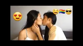 Kissing Prank - Girls Kissing CHOCOLATE KISSING CHALLENGE | Jemay And Ana