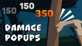 How to create a Damage Popup in Unity