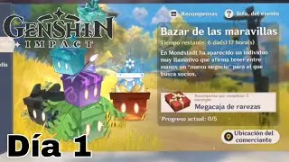 Bazar de las Maravillas - Día #1 | Genshin Impact
