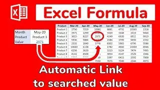 Excel formula:Automatically go to searched value in table - Doctor Excel #082