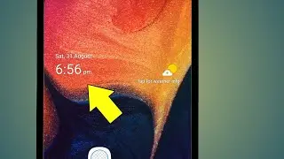 Samsung Screen Clock | Home Screen Time Settings | Screen Par Time Kaise Lagaye Samsung