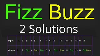 How to solve Fizz Buzz with an easy explanation