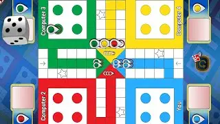 Ludo game in 4 players | Ludo King 4 players | Ludo gameplay #1579