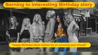 How to create Borning to interesting Birthday story #photoshop #birthday