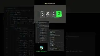 3D Text Cube. #html #css #tutorial #project #javascript