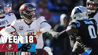 Tampa Bay Buccaneers vs. Carolina Panthers | 2023 Week 18 Game Highlights