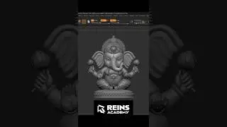 Sri Bal Ganesha Murthi Design ZBrush  CAD #vishalrein #reinsacademy #zbrush