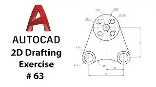 AutoCAD 2D Drafting Exercise # 63 - Basic to Advance in Hindi