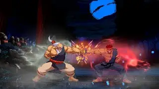 Gouken vs Evil Ryu - Street Fighter Boss Battle