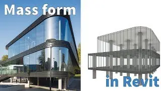 Learn Revit in 5 minutes: Mass in revit [quick overview] (Quick modelling)