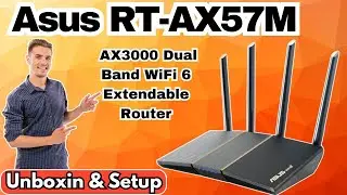Asus RT-AX57M WiFi 6 Router Unboxing & Setup | Best wifi router for home