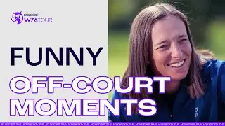 FUNNY WTA MOMENTS from Washington DC, Cincinnati & Toronto 2024!