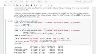 NHANES Case Study Tutorial (Marginal and Multilevel Regression) - Fitting Statistical Models to