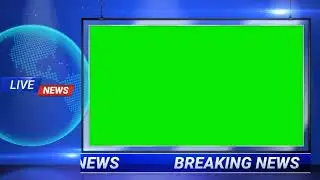 Breaking News Background Video Green Screen