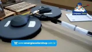 Escova Giratória LIMPEZA SOLAR Profissional, Melhor Qualidade do Mercado, Direto da Fabrica, Confira