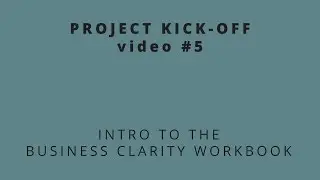 Intro To Your Business Clarity Workbook