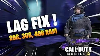 FIX LAG 2GB,3GB,4GB RAM IN COD MOBILE | FIX FPS DROP OF CODM