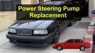 Power steering pump replacement, Volvo 850, S70, V70, V70 XC, etc. - VOTD