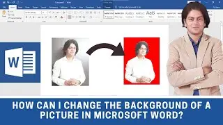 How can I change the background of a picture in Microsoft word ?