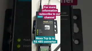 moxa converter TCP up to RS 485